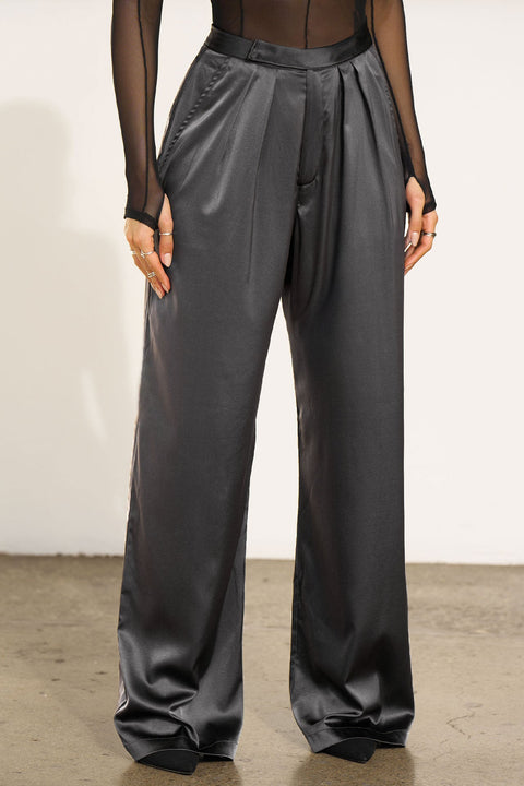 Relaxed Silk Trouser
